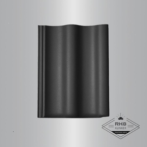 Цементно-песчаная черепица Кельтская (Харцер) Lumino, чёрный