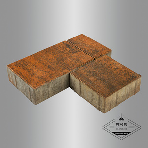 Тротуарная плитка BRAER, Старый город, Ландхаус, Color Mix Закат