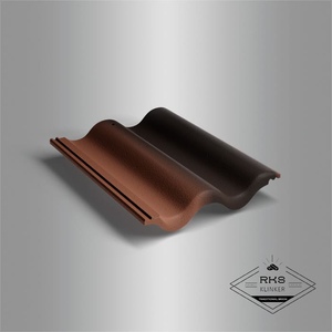 Цементно-песчаная черепица Kriastak, Antik Коричневый (Осенний лист)