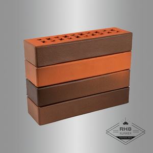 Ригельный кирпич ЛСР, Красный флешинг, 280х85х50 мм