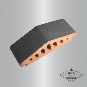 Профильный кирпич для заборов ZG Clinker, К25 310x110x90 мм, Графит