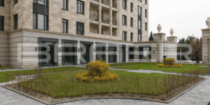 Тротуарная плитка БРАЕР Классико серый и белый ЖК Баркли. Москва (2)