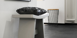 Черная напольная плитка для шоу-рума и офиса из натурального камня RKS SLATE Сланец Brazil Black Natural заказать (2)