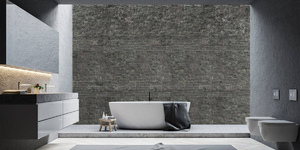 3D панели RKS SLATE Кварцит Monsoon Black Rockface 7
