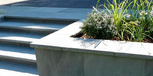 Бордюр поребрик ступень палисад Belgian Grey из камня песчаник от RKS SLATE (6)