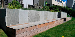 Бордюр поребрик ступень палисад Belgian Grey из камня песчаник от RKS SLATE (3)