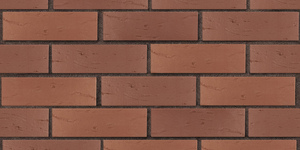 Кирпич облицовочный ЛСР, коричневый, Рустик, 1НФ на коричневом шве