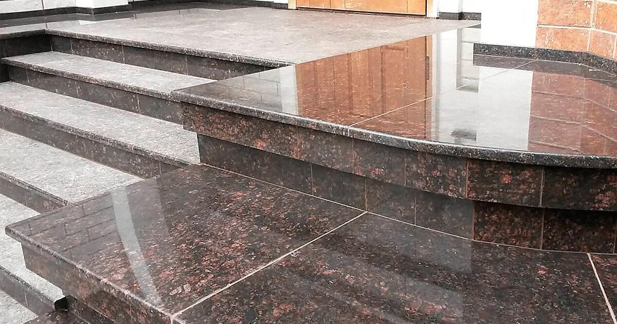 Гранитная плитка Тan Brown, Thermo/Polished 6