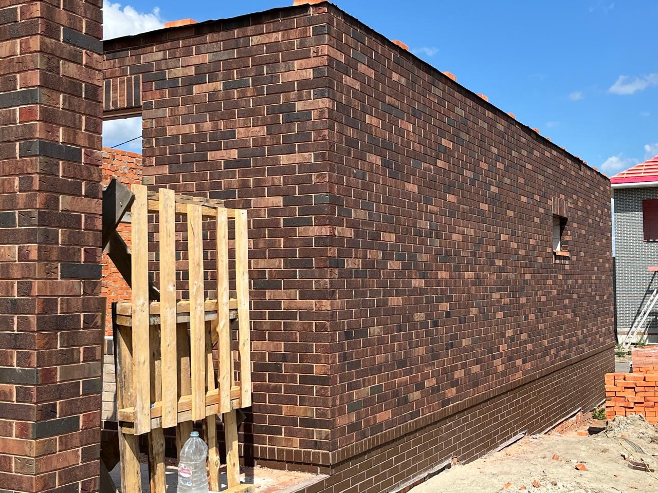 Кирпич клинкерный "Мюнхен" коричневый, береста 0.7НФ 2