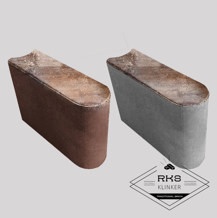 Бордюр Шарнирный SteinRus, БРШ 25.20.8R, Color Mix Берилл п/о в Старом Осколе