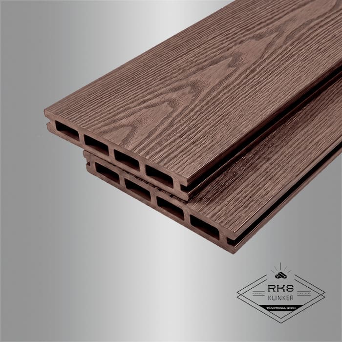Террасная доска ДПК Бамберг пустотелая, 3D Натур, Орех (Walnut) в Старом Осколе