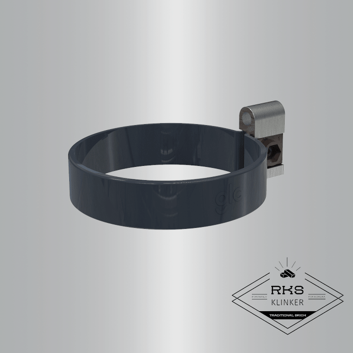 Хомут трубы GLC PVC, RAL 7024 в Старом Осколе