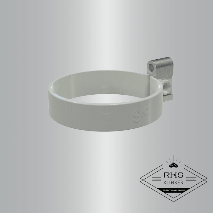 Хомут трубы GLC PVC, RAL 9010 в Старом Осколе