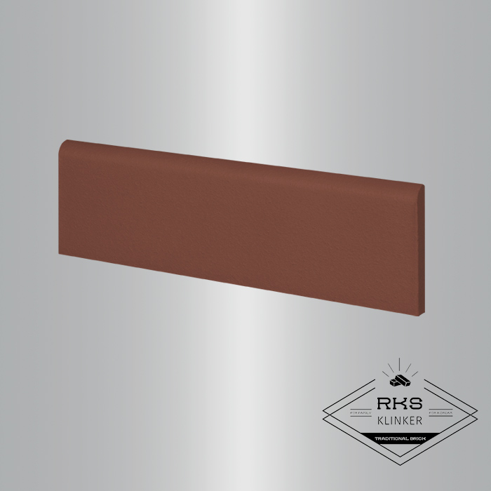 Клинкерный плинтус King Klinker, 03 Natural brown, 245х73х10 мм в Старом Осколе