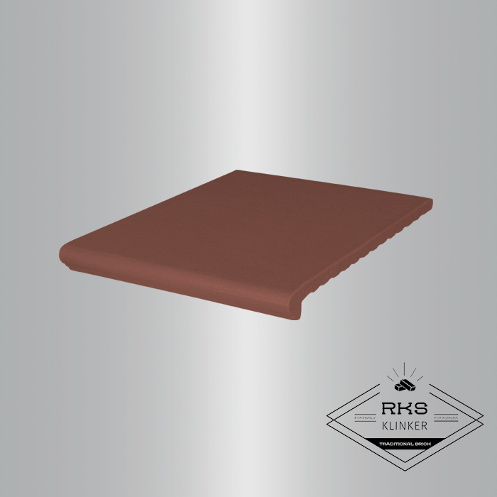 Клинкерная ступень венецианская гладкая, 03 Natural brown, 330x245x14 в Старом Осколе