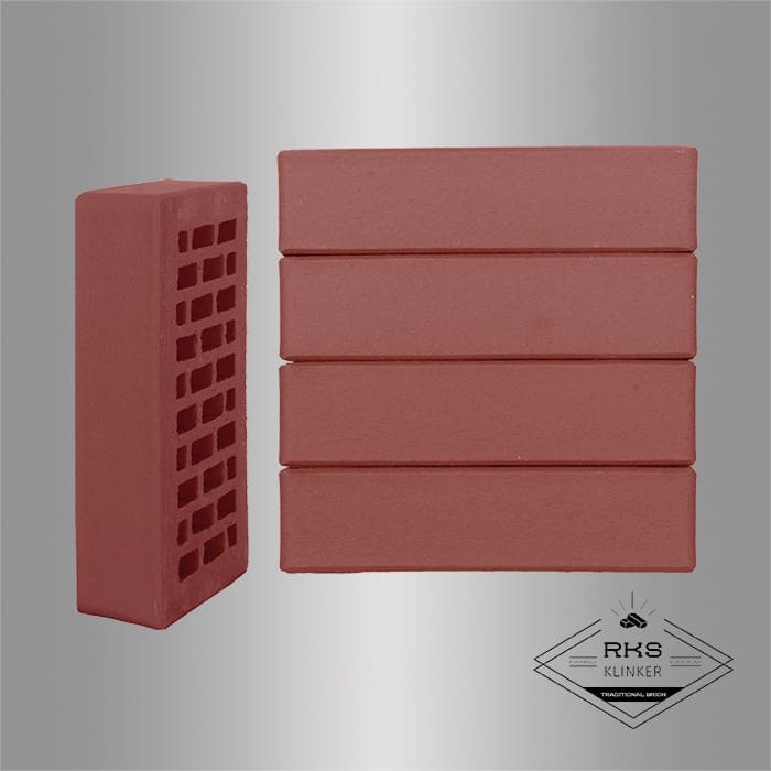 Кирпич облицовочный ЛСР, Винный, Гладкий, 1НФ в Старом Осколе