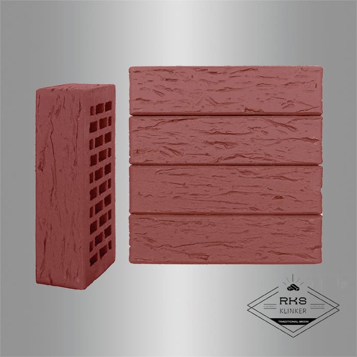 Кирпич облицовочный ЛСР, Винный, Рустик, 1НФ в Старом Осколе