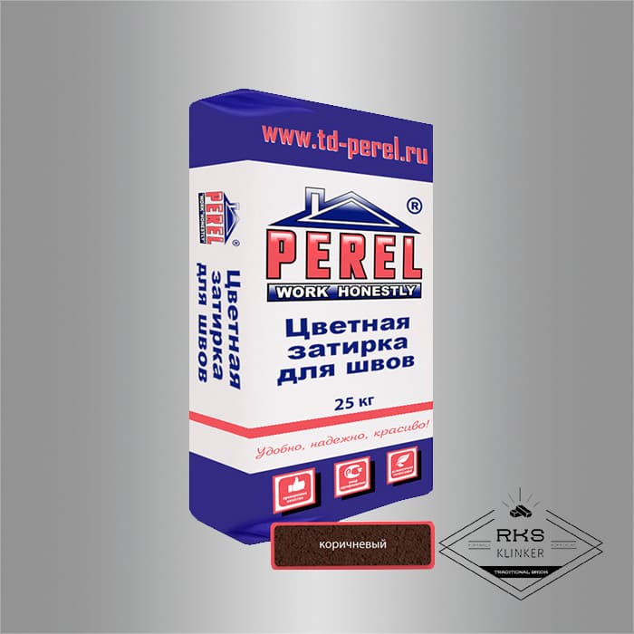 Зимняя затирочная смесь Perel RL 50/коричневая в Старом Осколе
