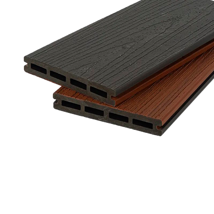 Террасная доска из ДПК Dual POLIVAN GROUP,Profi Co-Extrusion,Grey dark в Старом Осколе