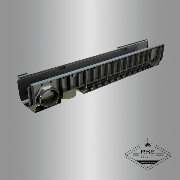 Лоток водоотводный PolyMax Basic DN100, H155 в Старом Осколе