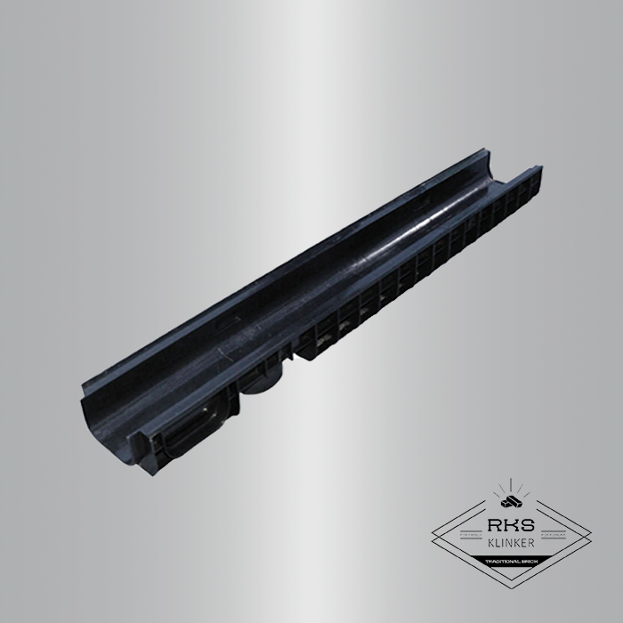 Лоток водоотводный PolyMax Basic пластиковый DN100, H80 в Старом Осколе