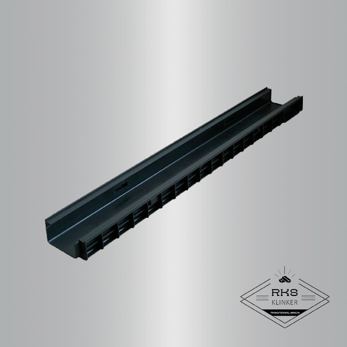 Лоток водоотводный PolyMax Basic пластиковый DN 100, H55 в Старом Осколе