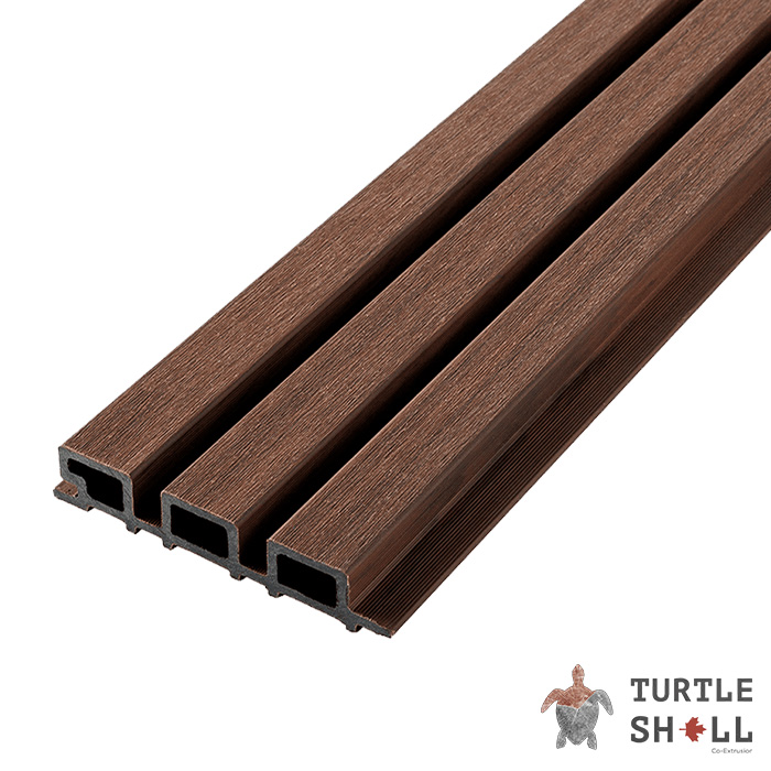 Реечная панель ДПК Middle Lines, Australian Palisander, Коэкструзия (FS 15) в Старом Осколе