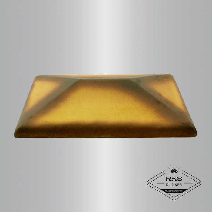 Клинкерный колпак на столб ZG Clinker, СР 300х425 мм, жёлтый тушевой в Старом Осколе