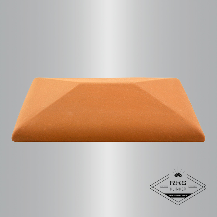 Клинкерный колпак на столб ZG Clinker, СР 300х425 мм., красный в Старом Осколе