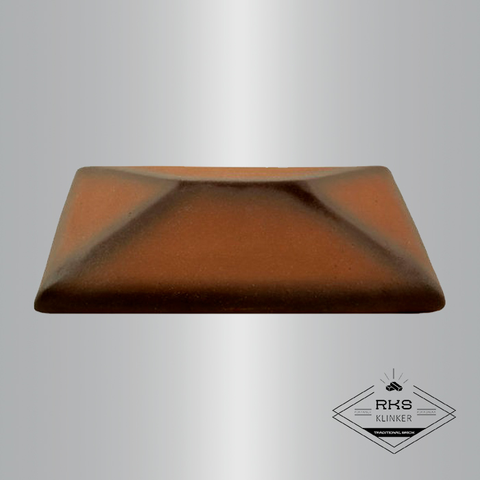 Клинкерный колпак на столб ZG Clinker, СР 300х425 мм, каштановый в Старом Осколе