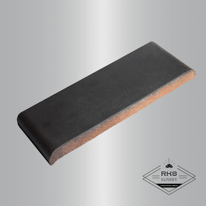 Парапетная плитка ZG Clinker, КР20 190x110x25 мм, Графит в Старом Осколе