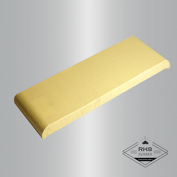 Парапетная плитка ZG Clinker, КР20 190x110x25 мм, Жёлтая в Старом Осколе