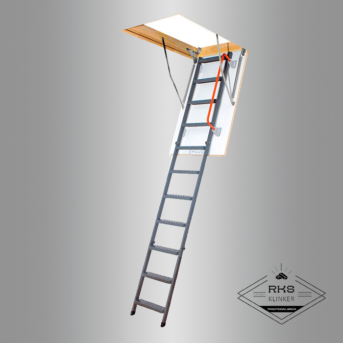 Чердачная металлическая лестница FAKRO LMК 70х140х280 в Старом Осколе