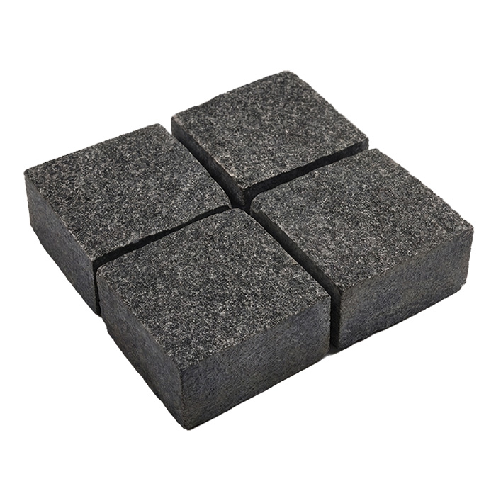 Гранитная брусчатка RKS SLATE Gabbro (Габбро) Карандаш, 100x100 мм в Старом Осколе