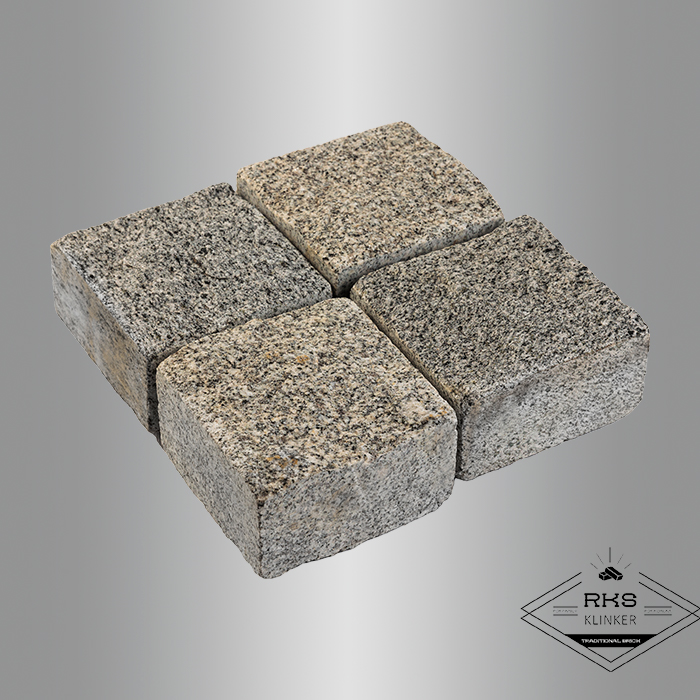 Гранитная брусчатка Исетское, Колотая, 100x100x50 мм в Старом Осколе