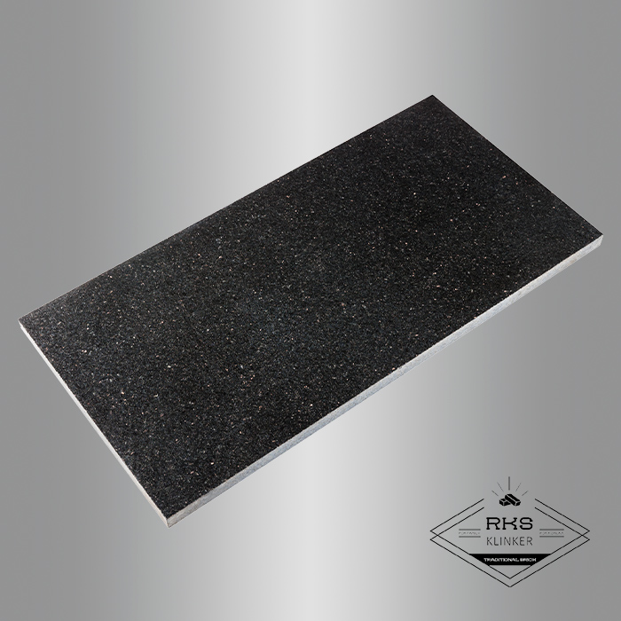Гранитная плитка Absolute Black, Thermo/Polished в Старом Осколе