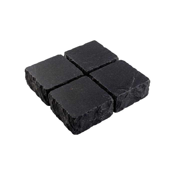 Брусчатка из известняка RKS Slate Belgian Black 100x100x30 мм в Старом Осколе