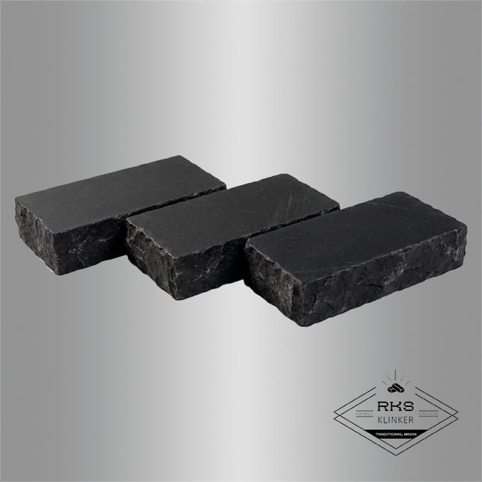 Брусчатка из известняка RKS Slate Belgian Black 200x100x40 мм в Старом Осколе