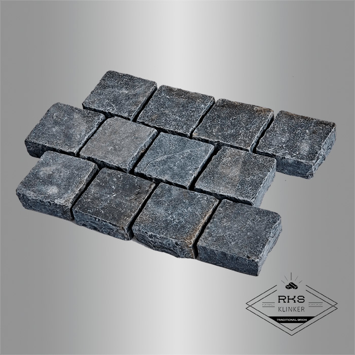 Брусчатка из известняка RKS Slate Belgian Black 100x100x30 мм в Старом Осколе