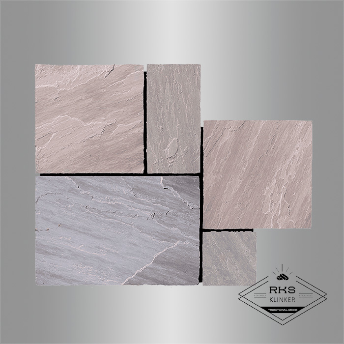 Мозаика из камня песчаник RKS SLATE Belgian Grey в Старом Осколе