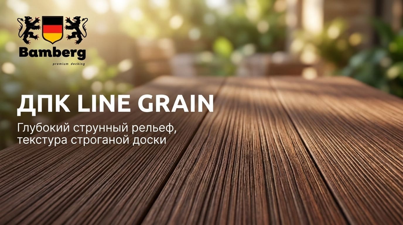 Поверхность ДПК Line Grain