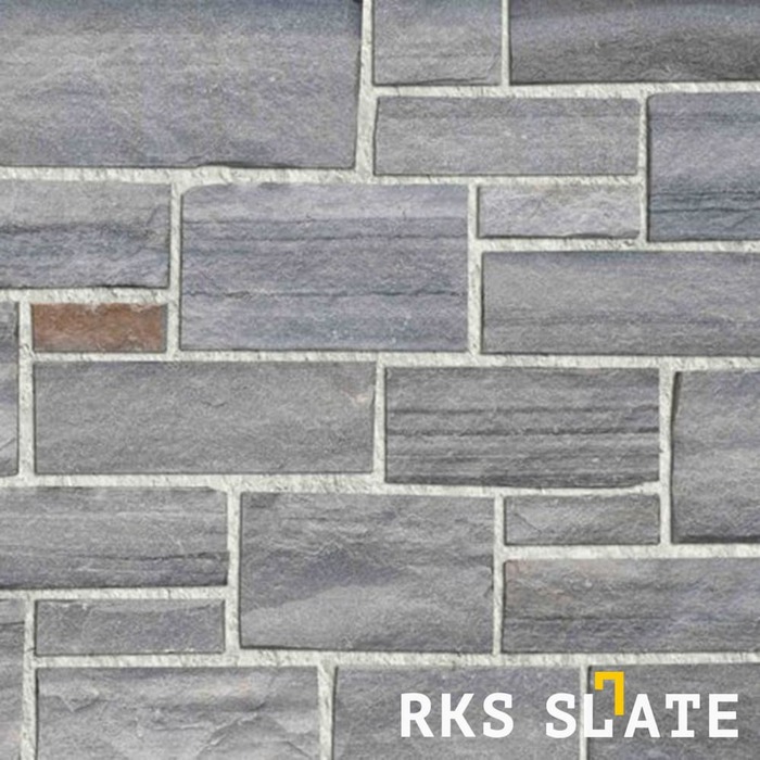 Фасадный облицовочный камень Grey Quartz Strips в Старом Осколе
