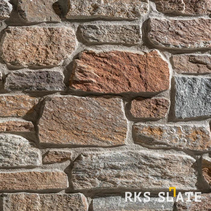 Фасадный облицовочный камень Bergen Blend Castle в Старом Осколе