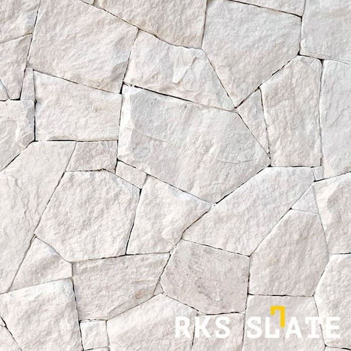Фасадный облицовочный камень White Quartz Loose в Старом Осколе
