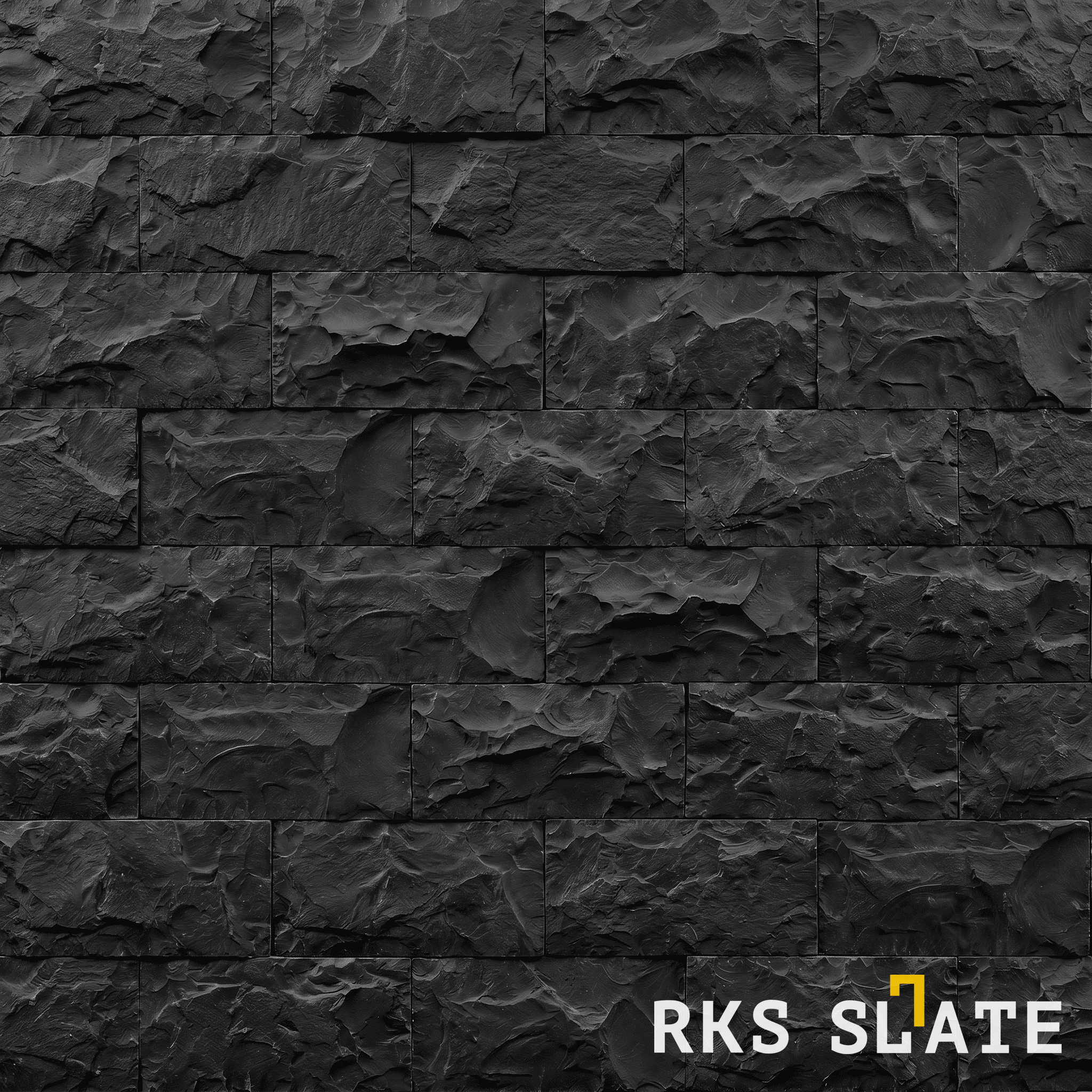 Фасадный колотый камень Belgian Black Rock (Скала) в Старом Осколе