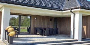 Реечная панель ДПК Turtle Shell, Middle Lines, Canadian Maple Co-Extrusion отделка для стен из реек дпк на террасе дома фото (3)
