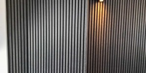 Реечная панель ДПК Turtle Shell, Middle Lines, Faroese Smokewood Co-Extrusion скрытая дверь из реечной панели