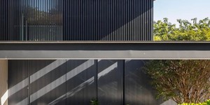 Реечная панель ДПК Turtle Shell, Middle Lines, Faroese Smokewood Co-Extrusion черные рейки для улицы фото домов (1)