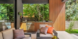 Реечная панель ДПК Turtle Shell, Middle Lines, Siberian Pine Co-Extrusion отделка летней кухни дпк рейками