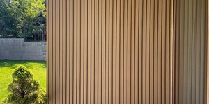 Реечная панель ДПК Turtle Shell, Middle Lines, Siberian Pine Co-Extrusion (фасад) 46